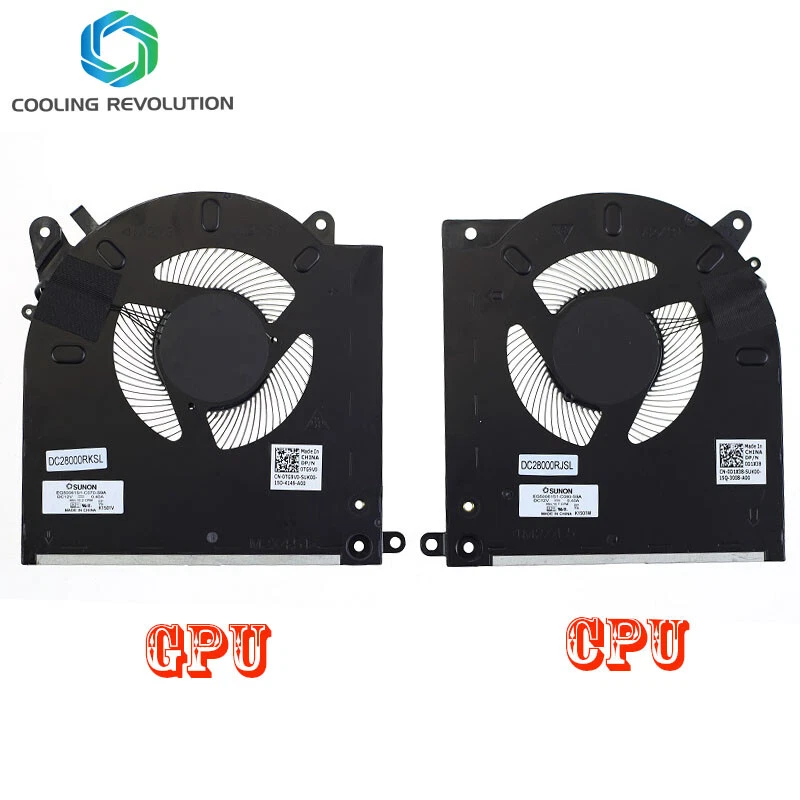 Laptop Cooling fan For DELL Alienware M15 R3 R4 RTX 2070 3070 0TG9V0 0D1X38 - Image 1 of 2