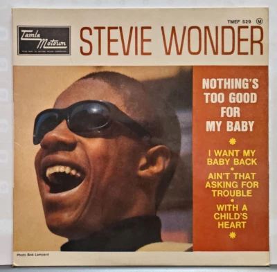 STEVIE WONDER EP FRANCE NOTHING'S TOO GOOD TAMLA MOTOWN TMEF 529 !! - Image 1 of 4