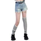 Striped Socks Over Knee Leg Warmers Foot Cover Autumn Calf Gaiters For Dress