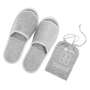 1 Pair Portable Slippers Hotel Slippers Summer Folding Slipper Flight Footwear - Picture 1 of 11