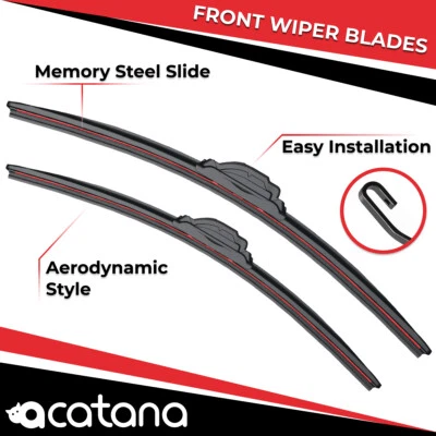 Wiper Blades for Land Rover Defender 90 110 130 1992 - 2016 14" + 14" Windscreen - image 1 of 4