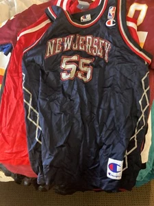 Williams #55 New Jersey Nets campeón azul vintage camiseta juvenil grande 14-16 - Imagen 1 de 1