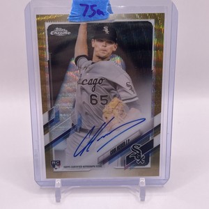 2021 Topps Chrome Rookie Autographs Gold Wave Refractors #RACH Codi Heuer /50