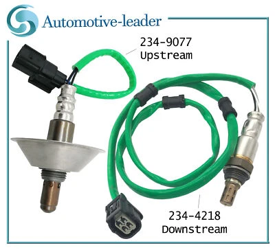 Sensor de oxígeno aguas arriba y aguas abajo 2 piezas para Honda Fit 2009-2010 1,5 L 234-9077 234-4218 Foto 1 de 4