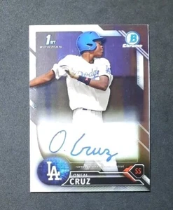 Oneil (Oneal) Cruz 2016 1° Bowman Cromo Autografo Auto Pittsburgh Pirates (B) - Foto 1 di 2