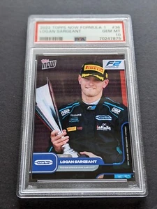 2022 Topps Now #36 Logan Sargeant RC Rookie Williams PSA 10 Cert: 70247875 - Picture 1 of 2