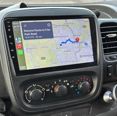Android13 Autoradio Carplay GPS Navi Für Opel Vivaro Renault Trafic Nissan NV300 - Bild 1 von 4