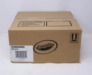 Box of 360x Crayola Crayons, 4 Count Tuck Box (Red, Yellow, Green, & Blue) Bulk - Picture 1 of 6