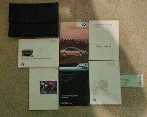 BMW E46 3 Series Owners Handbook Manual Pack 318 320 325 330SE Touring