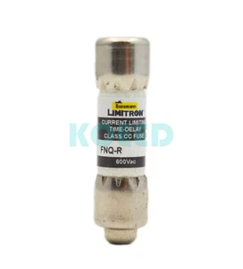 BUSSMANN FNQ-R-1-8/10 (FNQ-R-1.8) 1.8 Amp 600V Time Delay Fuses. - Picture 1 of 4