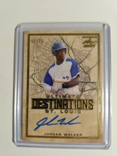 2020 Leaf Ultimate Draft - Ultimate Destinations Autographs Gold #UD-JW1 Jordan