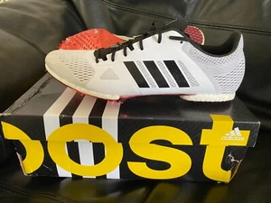 Adidas Adizero Boost Mitteldistanz Laufspikes weiß Gr. UK 9,5 - Bild 1 von 5