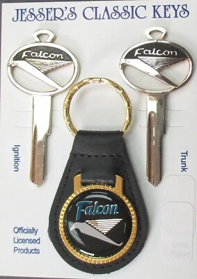 Juego de 3 llaves de oro amarillo Ford Falcon LEF 1960 1961 1962 1963 1964 1965 Foto 1 de 4