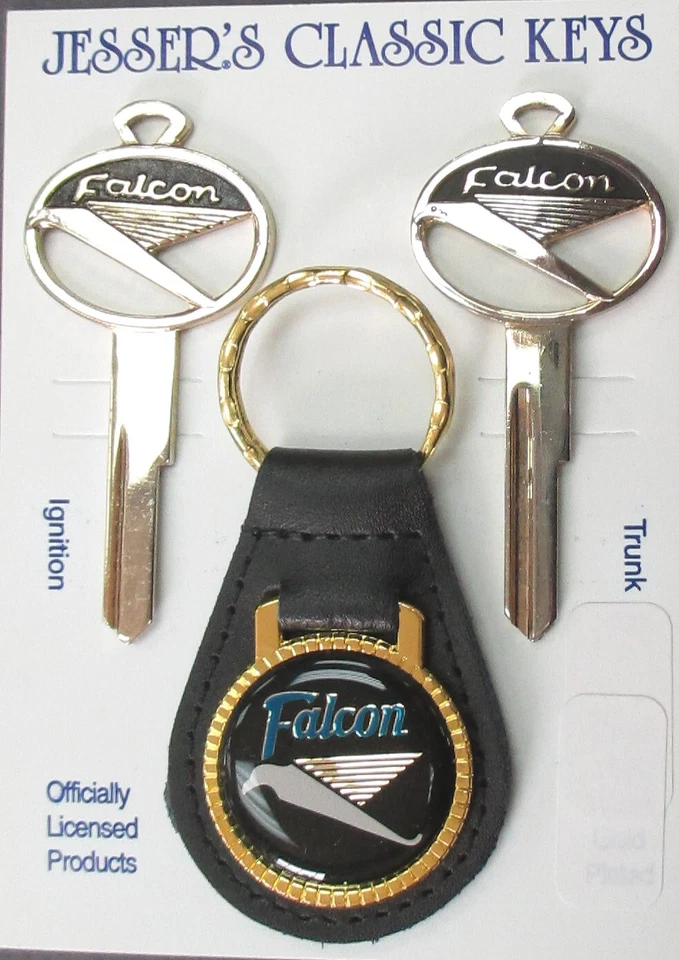 Juego de 3 llaves de oro amarillo originales NOS Ford FALCON 1961 Foto 1 de 4