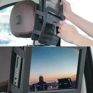 Car Headrest Mount Holder Case Storage Carry Bag for 7-10" Portable DVD Player - Picture 1 of 11