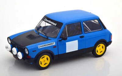 AUTOBIANCHI A112 ABARTH RALLY 1980 CHARDONNET BLU SOLIDO S1803801 1:18 METALLO - Immagine 1 di 4