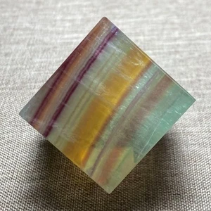 B8325-118g Natural Rainbow Fluorite Cube Crystal stone specimens - Picture 1 of 18