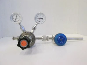 Veriflo Gas Stick Assy w/ HFRQ Regulator, 437 High Flow Valves, Gauges - Picture 1 of 6
