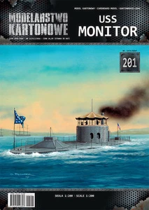MODEL KARTONOWY 201 - USS 'MONITOR' - 1/200 paper model - Picture 1 of 4