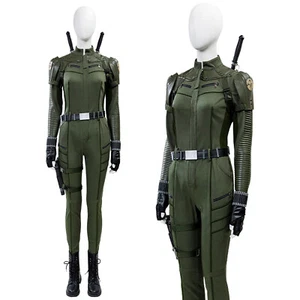 Thunderbolts Cosplay Costume Black Widow Costume Yelena Belova Jumpsuit Costume - Picture 1 of 28