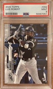 2020 Topps Luis Robert Rookie Card RC #392 PSA 9 Mint White Sox