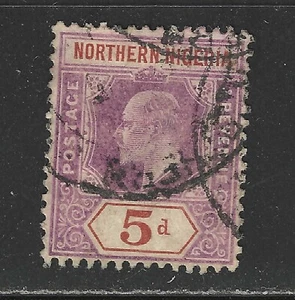NO NIGERIA #23 -- 5p EDWARD VII -- 1905 -- USADO - Imagen 1 de 2