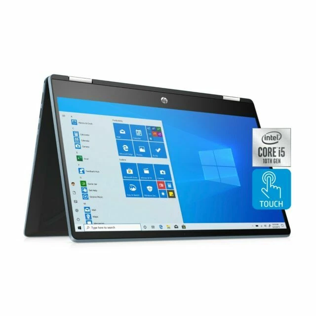 HP Pavilion x360 14-dh2041wm 14" (256GB SSD, Intel Core i5-1035G1, 1GHz, 8GB RAM - Image 1 of 1