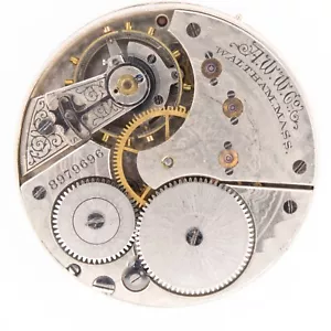 Waltham No. Movimiento Reloj Bolsillo Antiguo 28 Modelo 1888 Talla 16 15 Joyas - Imagen 1 de 4