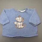 Vintage OshKosh BGosh Sweater Baby 3-6 Months Animal Dog Fleece Pullover