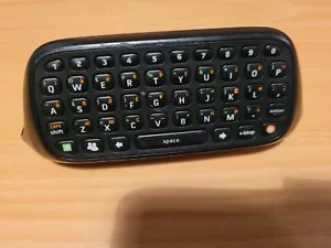 Official Microsoft Xbox 360 Chatpad Black Chat Key Pad Keyboard - Picture 1 of 2