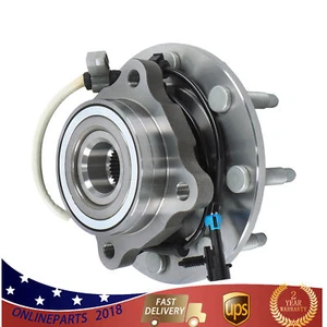Conjunto de buje de cojinete de rueda delantera 515058 4x4 para Silverado 1500 HD 2001-2006 - Imagen 1 de 14