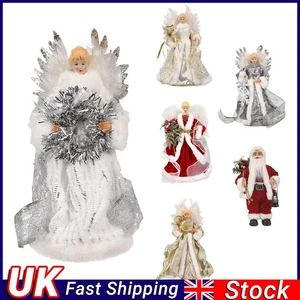 2025 Fiberoptic Lighted Treetop Angel Christmas Tree Topper - Foto 1 di 21
