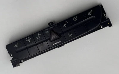 Mercedes Benz W211 W219 Hazard Interrupteur Contrôle Panneau A2118217658 - Image 1 of 2