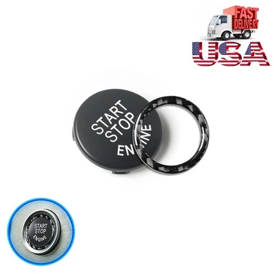 For BMW 3 Series E90 2005-12 Engine Start Stop Button and Ring Trim - Image 1 of 4