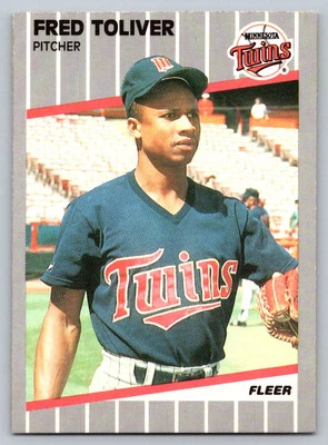 1989 Fleer #126 Fred Toliver Minnesota Twins - Image 1 of 2