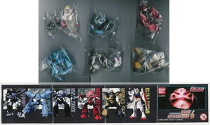 RARO SET 6 Figure Modellini Robot GUNDAM Serie PART 6 BANDAI Gashapon - Imagen 1 de 1