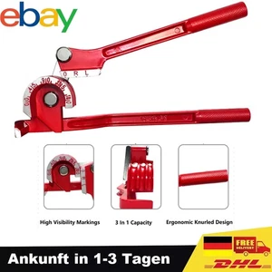 3-in-1 Rohrbiegezange Biegezange Rohrbieger Handbiegegerät Handrohrbieger - Bild 1 von 7
