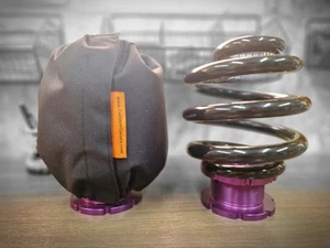 Coppia di Calze Copri Sospensione Coilover Impermeabili PRIMAVERA POSTERIORE 14cm (L) 24cm (L) - Foto 1 di 5