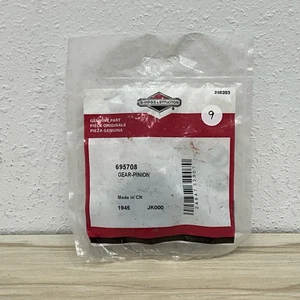 Briggs and Stratton Gear-Pinion, 695708, nuevo en paquete - Imagen 1 de 1