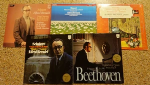 5 Vinyl LP Record Lot - ALFRED BRENDEL - MOZART SCHUBERT BEETHOVEN Philips Piano - Foto 1 di 21