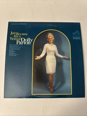 Dolly Parton - Just Because I'm A Woman LP ~ 1968 RCA LSP-3949 ~ 1st Press VG+ - Image 1 of 4