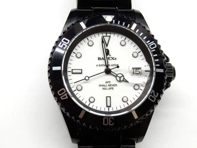 Reloj Pulsera A Bathing Ape Negro BAPEX Salmarina M376 Moda Accesorio Informal Foto 1 de 4