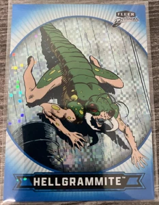 2025 Fleer Brilliants Superman - Hellgrammite #11 Blue X-Ray /999 - Picture 1 of 2