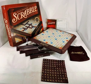 2001 Deluxe Scrabble Turntable Game Complete in Great Condition FREE SHIPPING - Picture 1 of 7