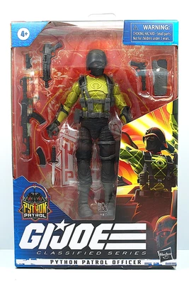 GI Joe Clasificado Python Patrol Cobra Oficial 56 Nuevo en Caja Sellada Caja Tiene Desgaste Foto 1 de 4