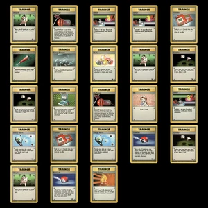 Pokemon Edición Temprana Entrenador Lote x23 De Colección 1999 Base Jungle Fossil Bill Fuji - Imagen 1 de 8