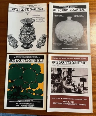 4 "Arts & Crafts Quarterly" Magazines, Vol 2, Issues 1-4 - 1988-1989 - Image 1 of 4