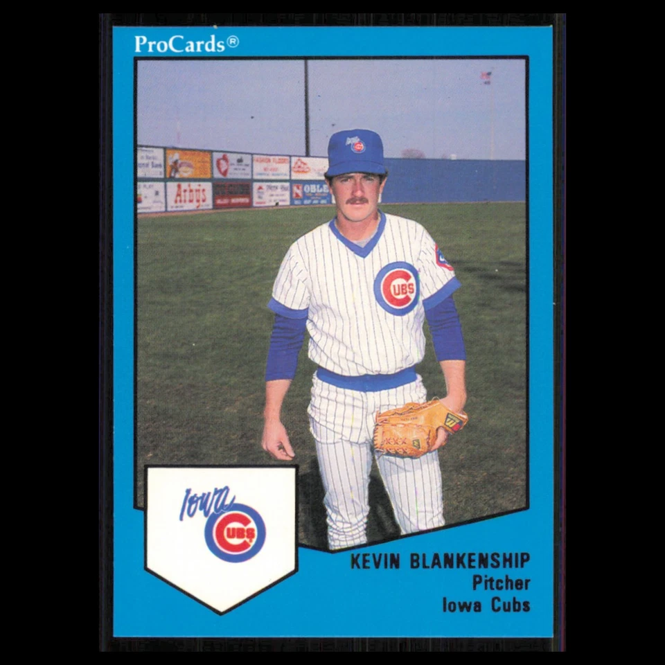 Kevin Blankenship #1699 1989 ProCards Minor League Team Sets Iowa Cubs Baseball - Image 1 of 3