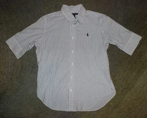 Ralph Lauren Sport Girls Striped Half Sleeve Shirt - Size 12 - EUC - Picture 1 of 4