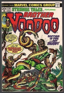 Strange Tales #170 Marvel 1973 Brother Voodoo Origin "¡Bautismo bajo fuego!" VF- - Imagen 1 de 2